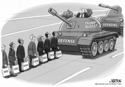 FEDERAL BUDGET SHOWDOWN by RJ Matson