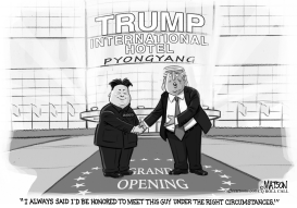 TRUMP HONORED TO MEET KIM JONGUN by RJ Matson