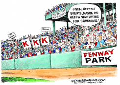 FENWAY PARK AND RACISM by Dave Granlund