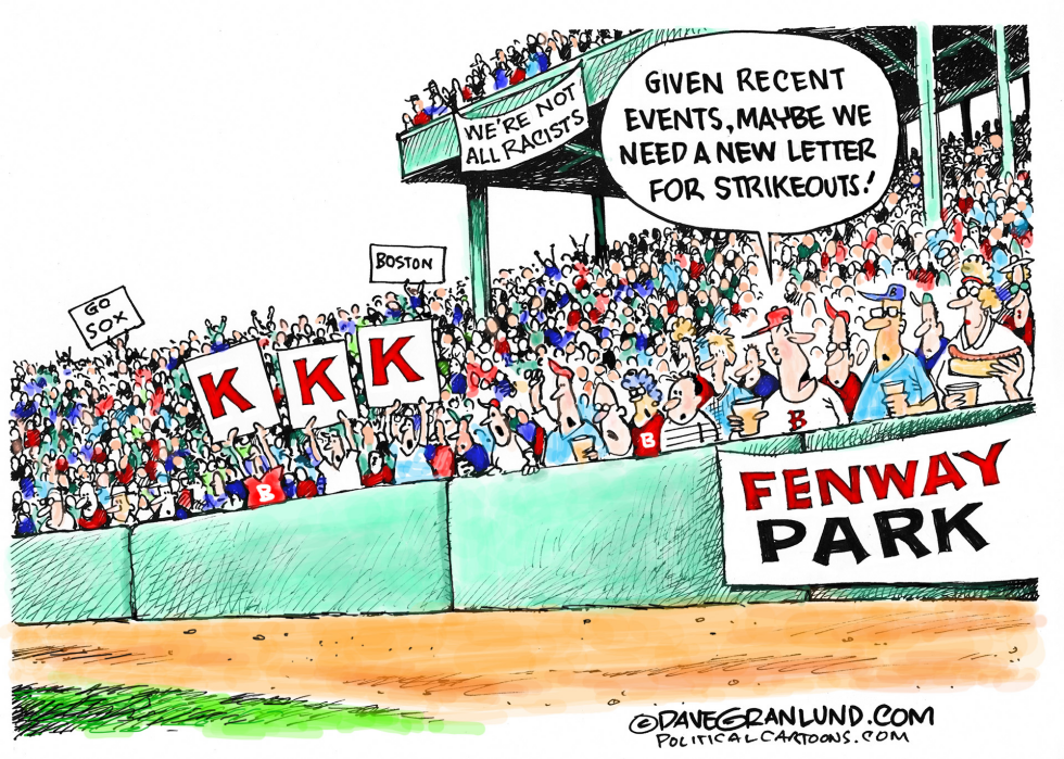  FENWAY PARK AND RACISM by Dave Granlund