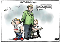 MUTTI MERKEL by Jos Collignon