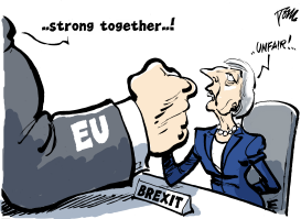 BREXIT DIFFICULT by Tom Janssen