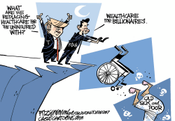 TRUMPCARE by David Fitzsimmons