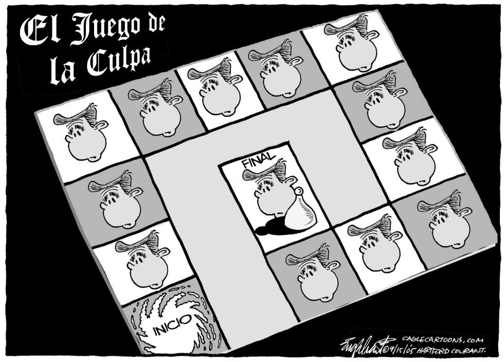  EL JUEGO DE LA CULPA by Bob Englehart