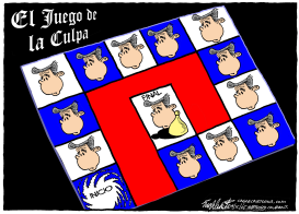 EL JUEGO DE LA CULPA  by Bob Englehart