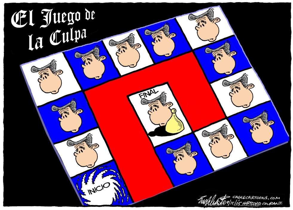  EL JUEGO DE LA CULPA  by Bob Englehart