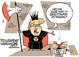 KING TRUMP by David Fitzsimmons