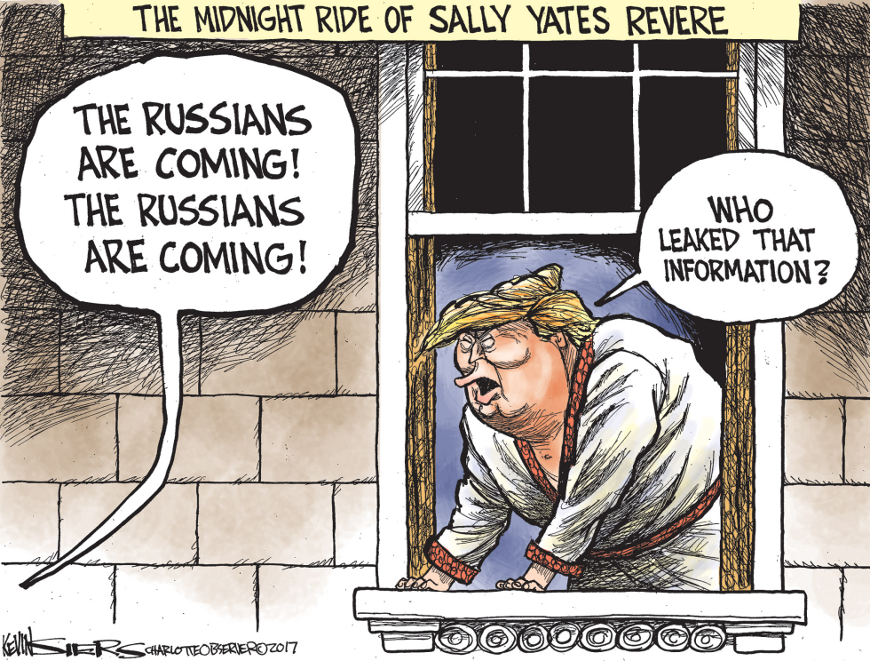  MIDNIGHT RIDE OF SALLY YATES REVERE by Kevin Siers