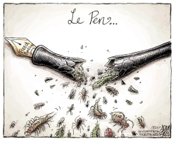 FRENCH RUNOFF by Adam Zyglis