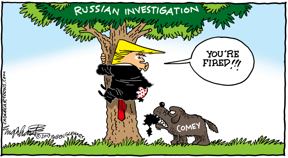  COMEY FIRED by Bob Englehart