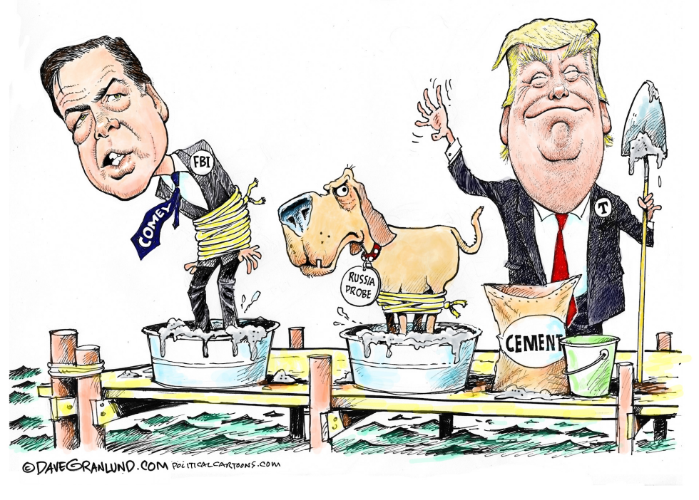  COMEY FIRED BY TRUMP by Dave Granlund