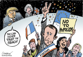 EMMANUEL MACRON ELECTED by Patrick Chappatte