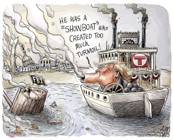 THE SHOWBOAT by Adam Zyglis