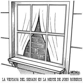 LA VENTANA DEL SENADO EN LA MENTE DE JOHN ROBERTS by RJ Matson