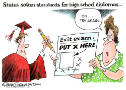 HS GRAD STANDARDS by Dave Granlund