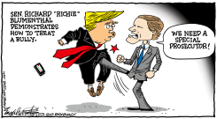 TRUMP'S A BULLY by Bob Englehart