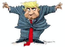 TRUMP AS NIXON by Daryl Cagle