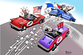 FRANCE MOVES AHEAD by Paresh Nath