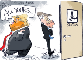 RUSSIAN AMBASSADOR IN WAITING by Pat Bagley