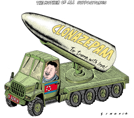 NORTH KOREAN MISSILE  by Osmani Simanca