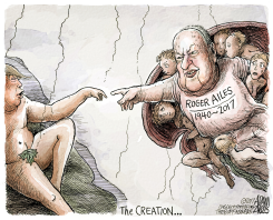 ROGER AILES LEGACY by Adam Zyglis