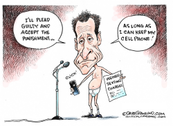 WEINER PLEADS GUILTY by Dave Granlund