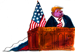 TRUMP&US FLAG by Christo Komarnitski