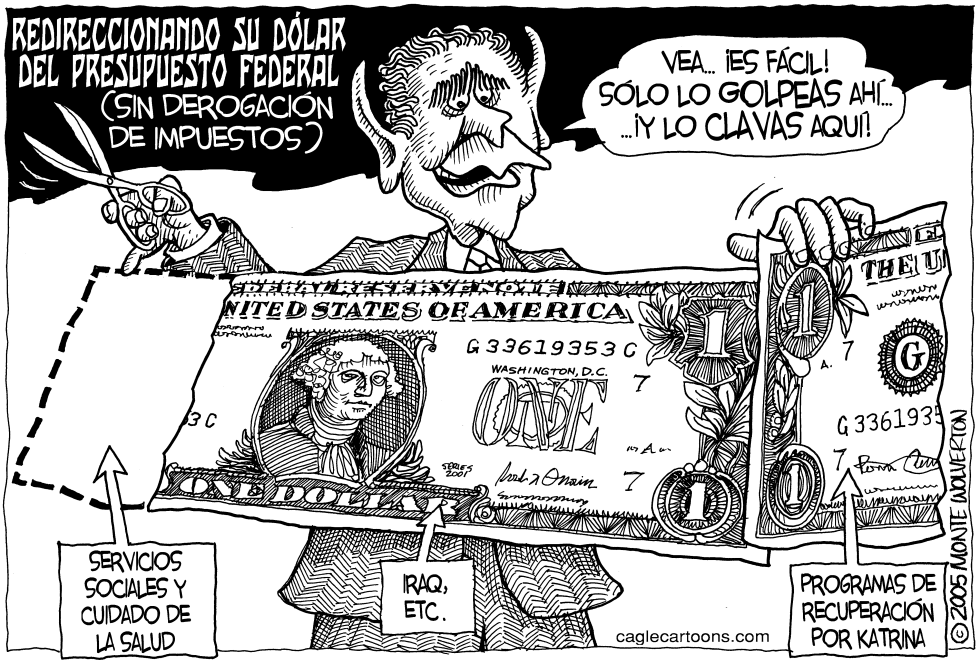  BUSH REDIRECCIONA EL PRESUPUESTO by Wolverton