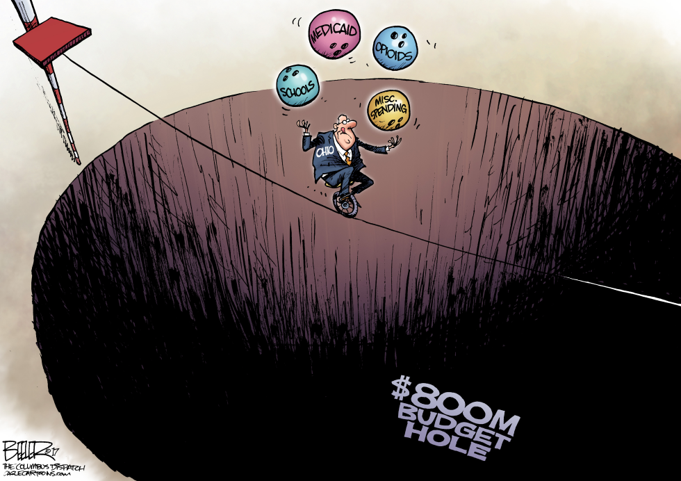  LOCAL OH BUDGET HOLE by Nate Beeler