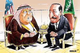 TRUMP VISITS SAUDI ARABIA by Sabir Nazar