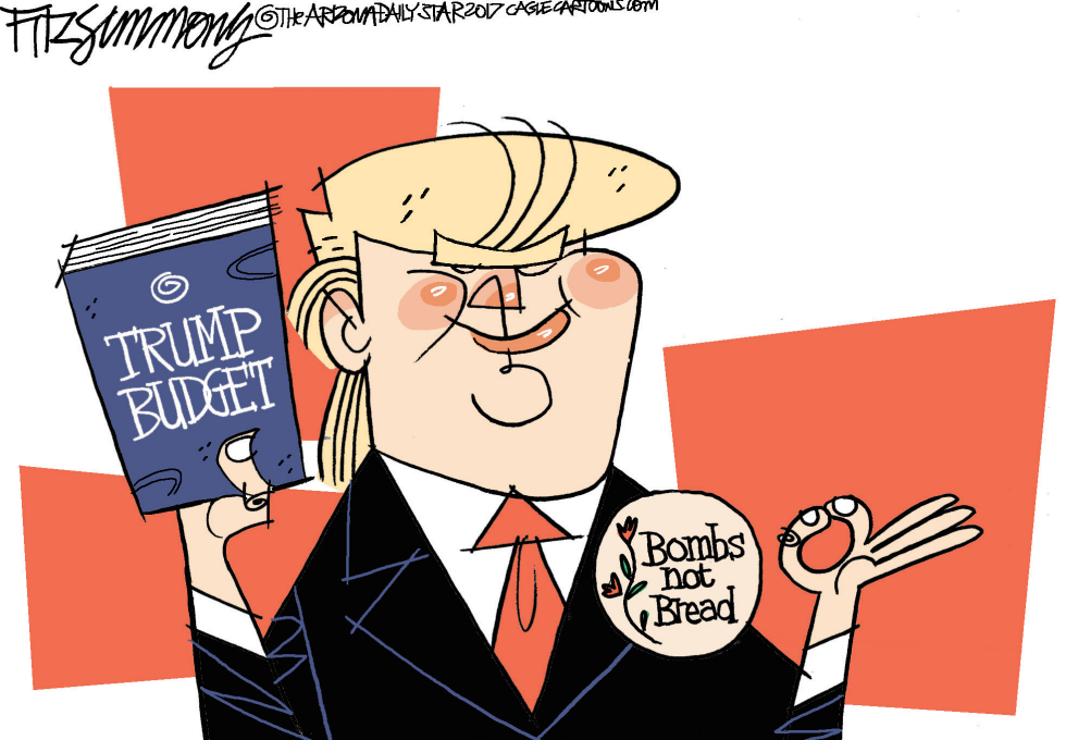  TRUMP'S PRIORITIES by David Fitzsimmons