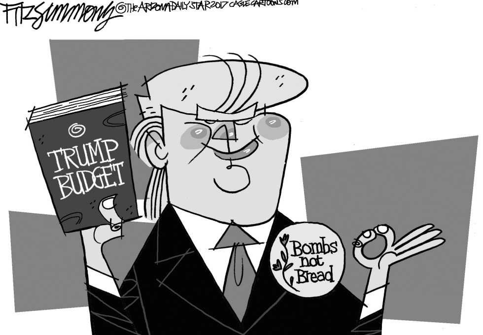  TRUMP'S PRIORITIES by David Fitzsimmons