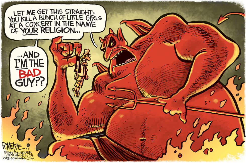  MANCHESTER DEVIL by Rick McKee