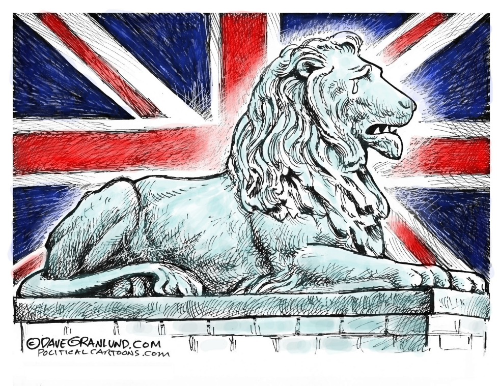  ENGLAND TERROR BOMB by Dave Granlund