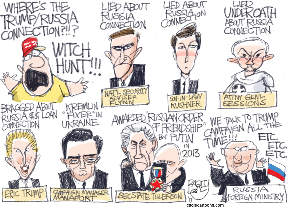  RUSSIA TRUMP by Pat Bagley