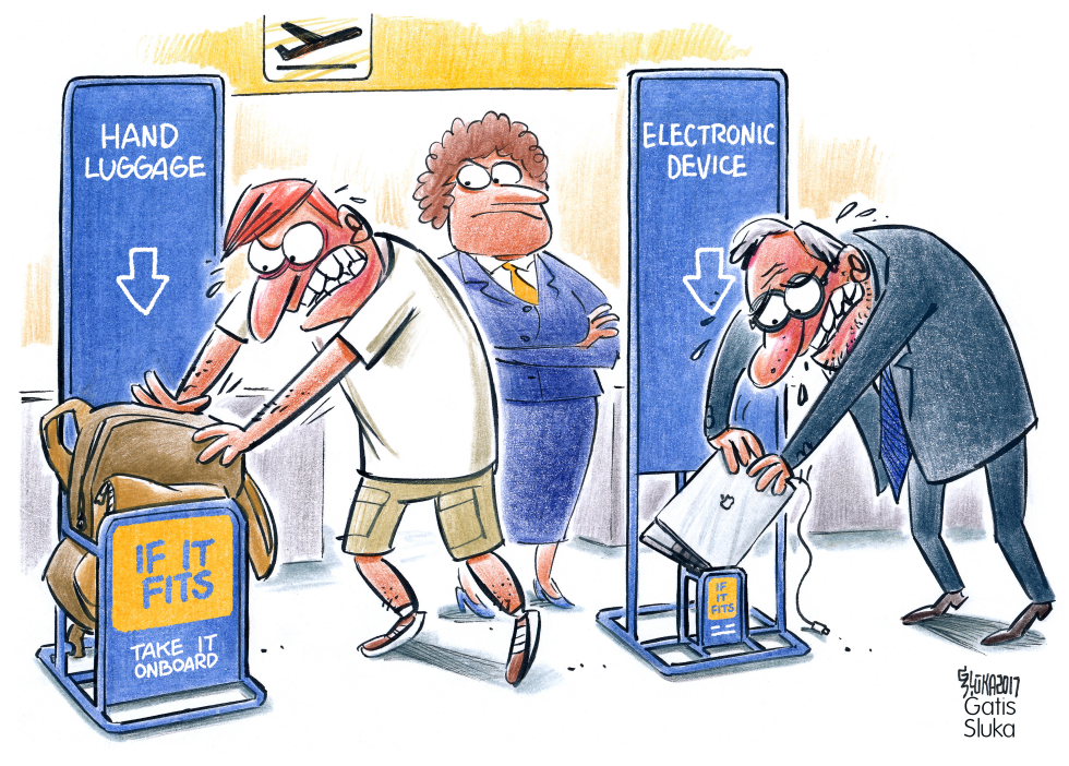  THE LARGE ELECTRONIC DEVICES BAN ON FLIGHTS by Gatis Sluka