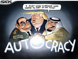 TRUMP'S ORB by Steve Sack