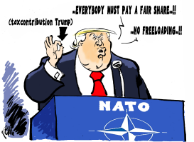 TRUMP AND NATO by Tom Janssen