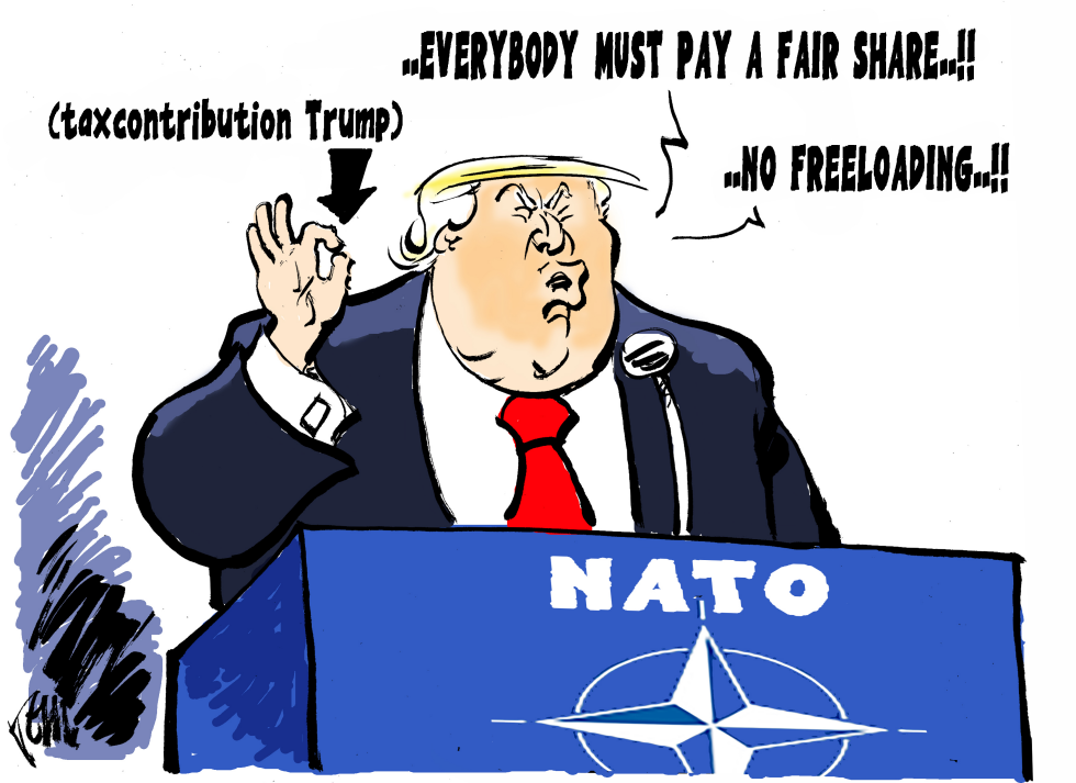  TRUMP AND NATO by Tom Janssen