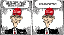 GOP HEALTH INSURANCE by Bob Englehart