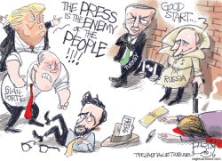 BEAT THE PRESS by Pat Bagley