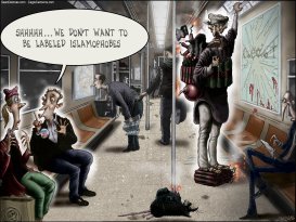 TERRORISM ISLAMOPHOBES POLITICAL CORRECTNESS by Sean Delonas