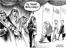 TRUMP IN SAUDI ARABIA by Patrick Chappatte