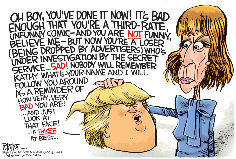  TRUMP HEAD by Rick McKee