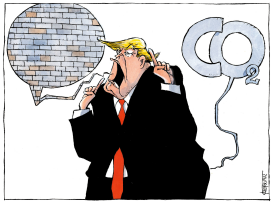 TRUMP WALL AND CLIMATE by Michael Kountouris