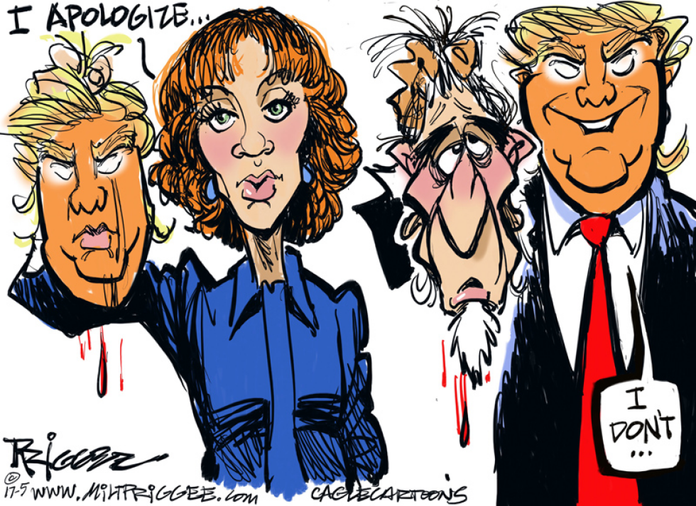  KATHY GRIFFIN by Milt Priggee