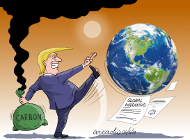 TRUMP AND THE GLOBAL WARMING by Arcadio Esquivel