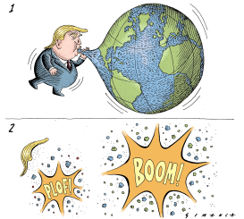 THE WORLD OF TRUMP by Osmani Simanca