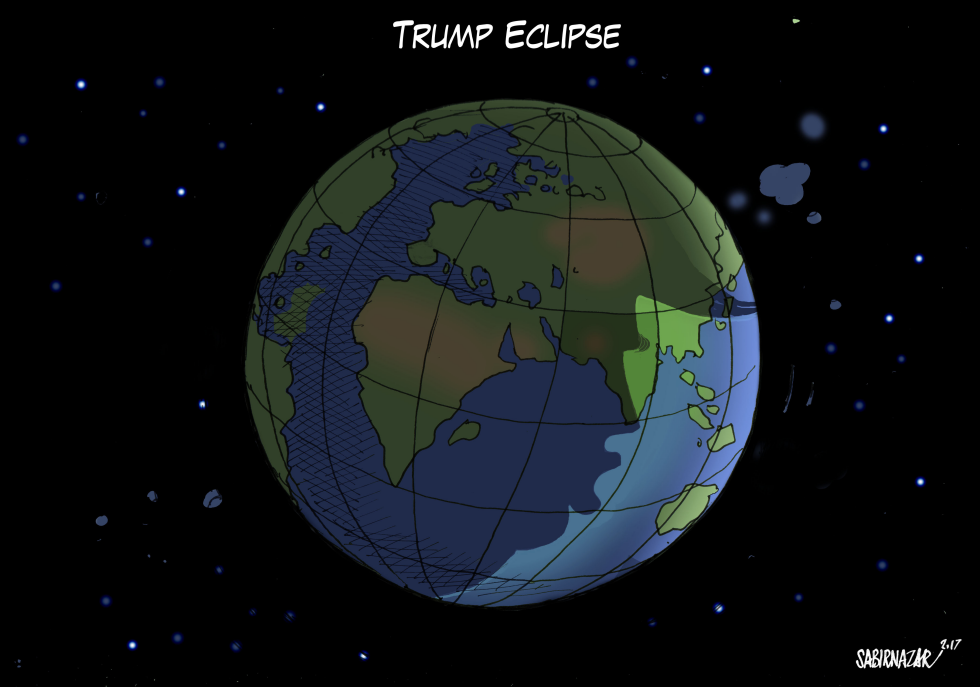  TRUMP ECLIPSE by Sabir Nazar