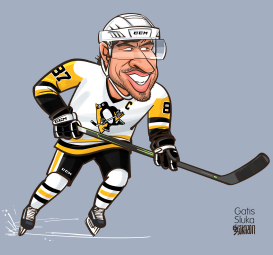 SIDNEY CROSBY by Gatis Sluka